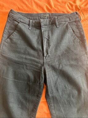 MOTHER The Roller Prep Heel jeans.